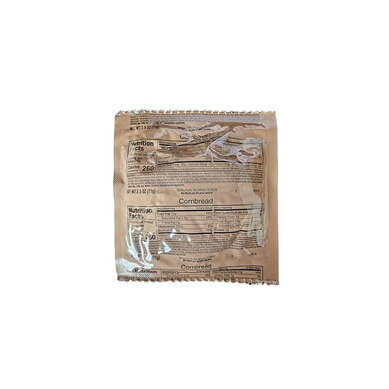 6 Pack MRE Desserts (Cornbread)