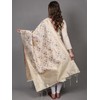 Exotic India Women's Art Silk Dupatta with All Over Brocaded