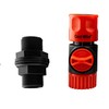 Water Butt/rain Barrel/strorage Tank Outlet Valve+Adaptor/Connector.Easy Turn Flow Control,Universal Hose