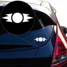 Yoonek Graphics Sith Vinyl Decal Sticker # 515 (3" x 9.2", White)