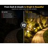 7 LED Solar Garden Lights Outdoor Waterproof Landscape Yard Pathway