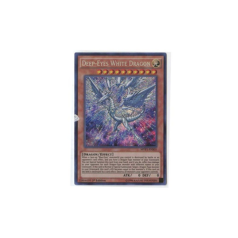 Deep-Eyes White Dragon - MVP1-ENS05 - Secret Rare - 1st