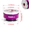 MUTEKI Steering Boss Quick Release Aluminum Alloy Corrosion Resistant Durable