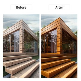 64 oz Natural Pure Tung Oil for Wood Finishing Food Grade Safe, Waterproof Tung Oil for Wood Floors Indoor & Outdoor Furniture