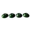PrecisionGeek 4 x Anodised Aluminium Green Tapered Speaker Pads with