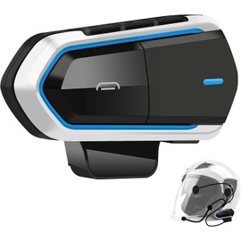 LYANGET Motorcycle Income Helmet Speaker, Bluetooth Intercom, For Motorcycles, HIFI Sound Quality Income Bikes, IPX 65 Waterproof, Voice Command Compatible, Automatic Call Answering, Motorcycle