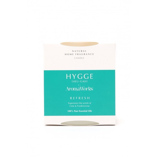 Aromaworks Hygge Refresh Lime & Frankincense Candle 30cl