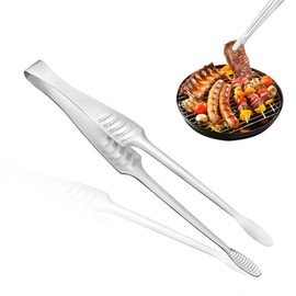 Kitchen Tweezers for Cooking, 10.8in Long Tweezers BBQ Kitchen Tongs Stainless 3.4 Steel Chef Tweezers for Precise Picking and Placing