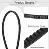 sourcing map 3pcs XPZ850 EPDM V-Belt, wedge Section Cut Edge