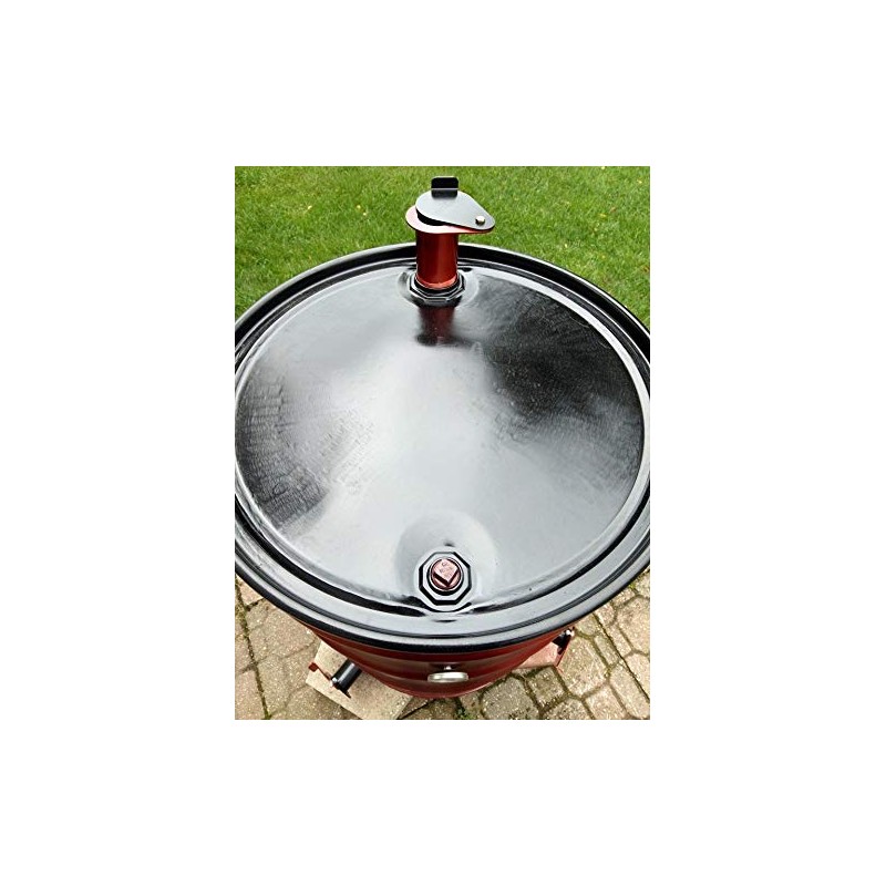 Total Control 2 Inch Threaded UDS Smoke Stack w/Tear Drop