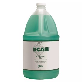 Scan Ultrasound Gel Green 1 gal. Bottle 11-28 (4 per Case)