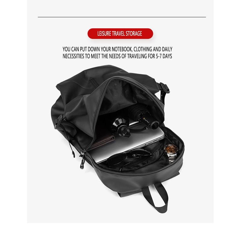 mjmoto Motorcycle Backpack,Reflective Motorcycle Helmet Bag Backpack for Men Women,