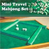 Mini Mahjong,HUIOP Mini Mahjong Set with Folding Mahjong Table Portable