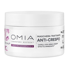 Omia Metamorphosis, Maschera Lisciante Anti-Crespo per Capelli Crespi e Ribelli, Effetto Immediato, Azione Intesiva, Liscia e Disciplina, Formula Vegana, 200ml