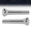 PIT66 Cars Door Lock Knobs Compatible with GM 1971-1988 Chrome