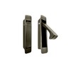 QCAA Forged Solid Brass Edge Pull, Sliding Pocket Door Pull