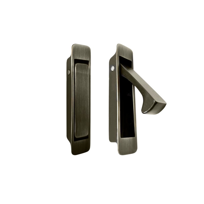 QCAA Forged Solid Brass Edge Pull, Sliding Pocket Door Pull