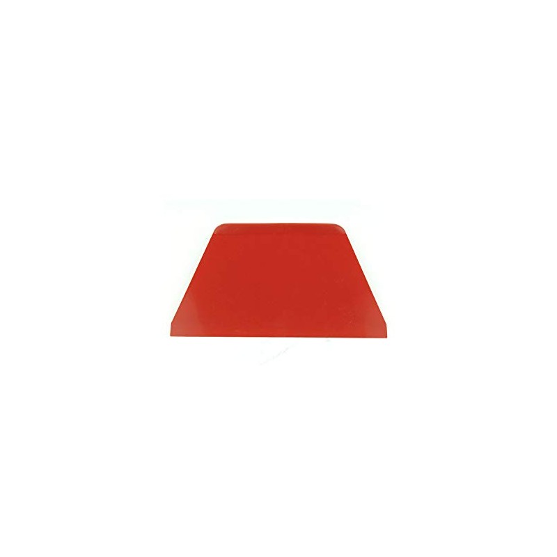 Dough Scraper, Poly, Red/Ivory/White, 8-1/2" x 5" - Red