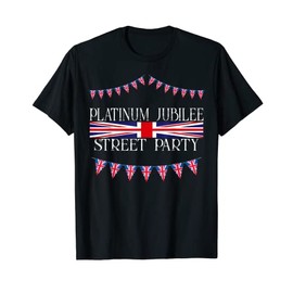 Platinum Jubilee, Street Party, Union Jack Bunting T-Shirt
