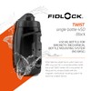 FIDLOCK Twist Single Bottle 450 ml Black with Twist Connector:
