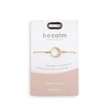 DEMDACO Be Calm Fidget Bead Circle Charm Women's Adjustable Brass