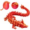 3D Printed Dragon with Surprise Egg,Surprise Dinosaur Eggs Fidget Toys