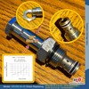Hanshang Hydraulic HSV08 Cartridge Solenoid Valve, Normally-Closed, Two-Way, Two-Position, Spool-Operated