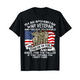 Cool Afghanistan War Veteran Soldier Proud Veteran's Day T-Shirt