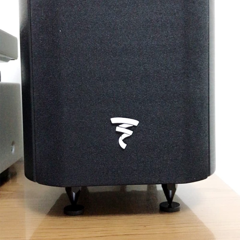 Flushbay 4-Piece Set Speaker Spike M6 Black Audio Speaker Insulator