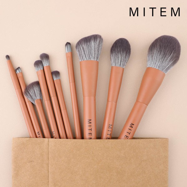 Metem Makeup Brush Set Powder Blusher Shading Eye 10P /