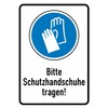 Daged Please Wear Protective Gloves Sticker 23 x 16 cm
