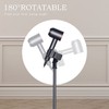 TAYUQEE Hands Free Hair Dryer Stand Holder 59in/150cm Height Adjustable