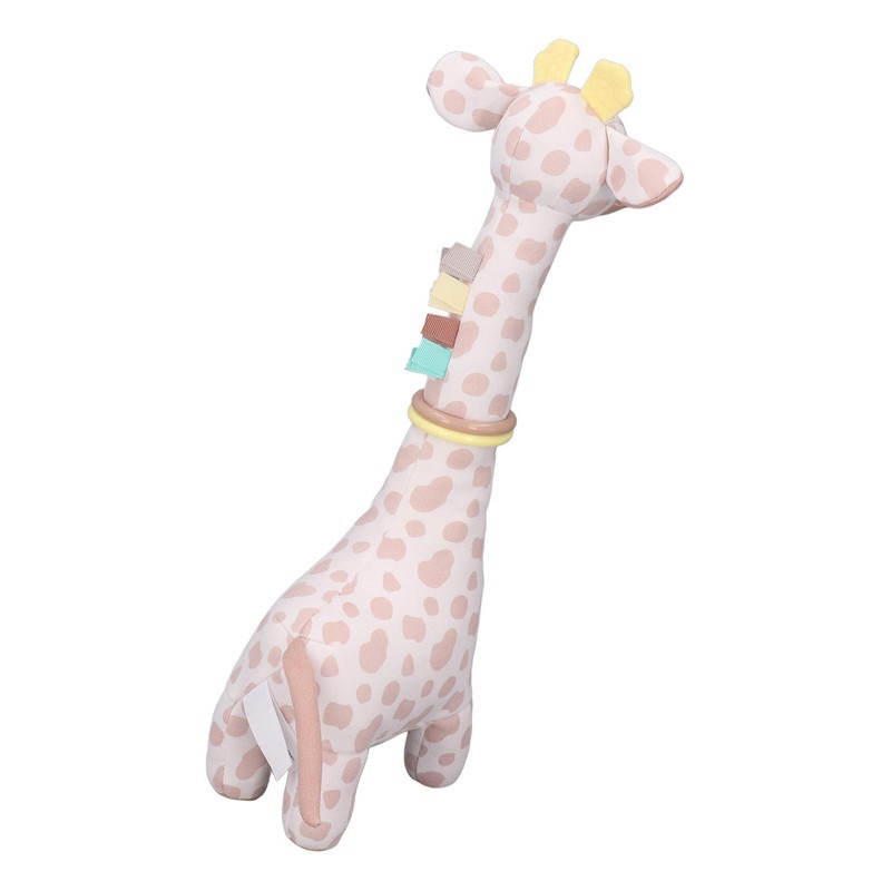Plush Giraffe Teether Toy Fun Teether Design Cute Infant Plush
