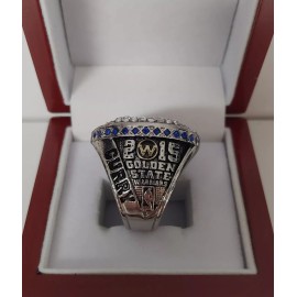 Stephen Curry- 2015 Golden State Warriors Championship Ring W Wooden Display Box