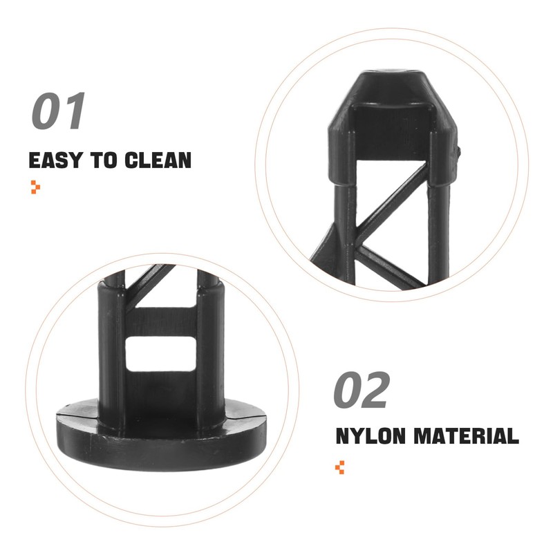 BESPORTBLE 6 Pcs Outdoor Plastic Trash Can Lid Replacement Universal
