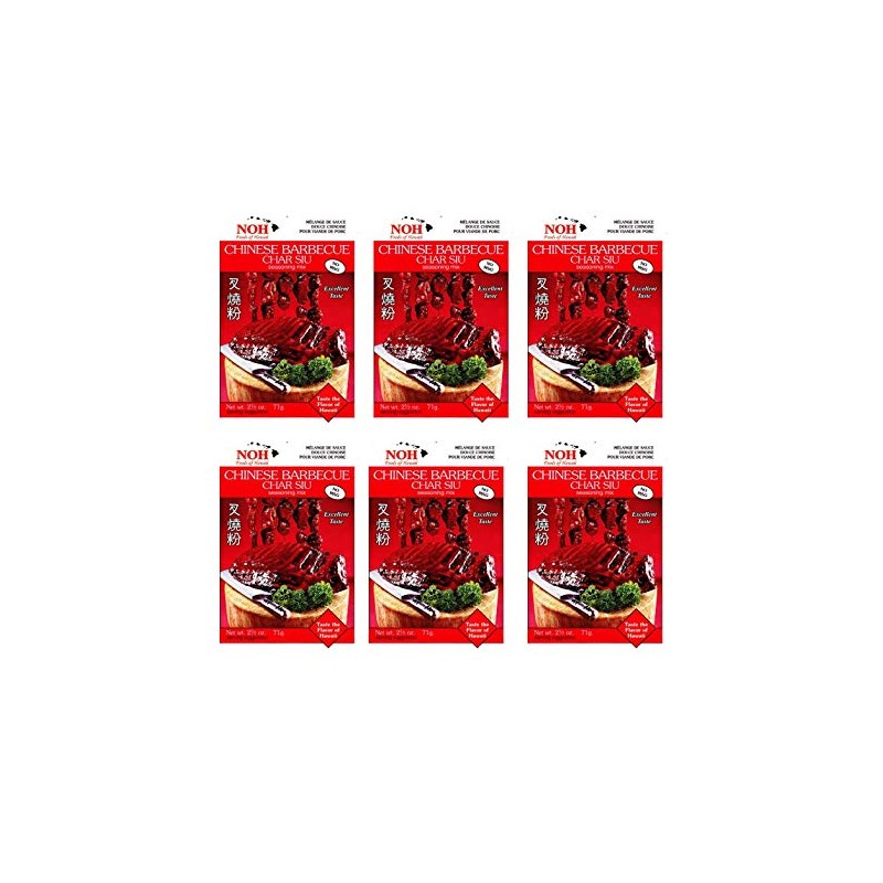 Noh Chinese Barbecue Char Siu Seasoning Mix (6 Pack, Total