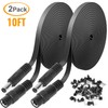 Uogw 3 Pack 25ft/7.5m DC Power Extension Cable 2.1mm x
