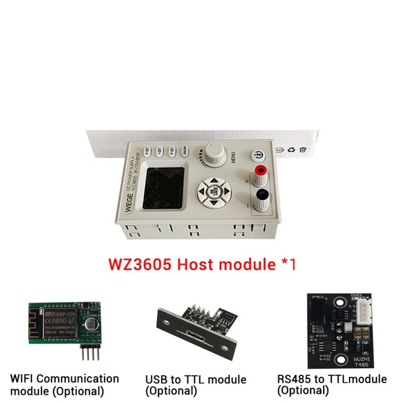 Fahgaer WZ3605 Anti-Backflow Adjustable Digital Control DC Power Supply Buck-Boost