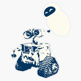 Magnet Wall E Magnet Bumper Sticker Car Magnet Flexible Reuseable Magnetic Vinyl 5"