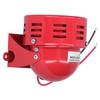 BERM Electric Motor Siren Alarm Mini Red Stainless Steel Shell