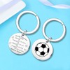 Nimteve Soccer Gifts For Women Men Soccer Keychain For Soccer