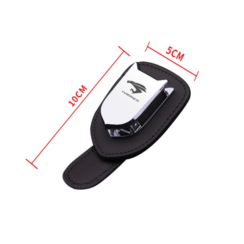 InnoWave Car Sun Visor Glasses Clip, HARRIER Leather Car Glasses
