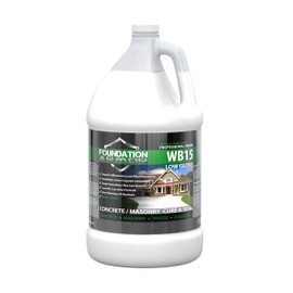 Armor WB15 Water Based Low Gloss Acrylic Concrete Sealer and Concrete Cure and Seal - 1 Gallon