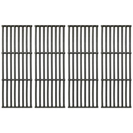 Votenli C6602D (4-Pack) 17 3/8" Cast Iron Cooking Grates Replacement for Broil King Baron 320, 340, 420, 440, 490, Huntington 2122-64, 2122-67, 6020-54, 6020-57, 6020-64, 6020-67, 6023-89 Broil-Mate