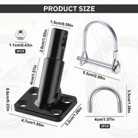 Bicycle Trailer Coupling, Bicycle Towing Hitch for Bicycle Children's Trailer Pram Load Trailer Dog Bicycle Trailer