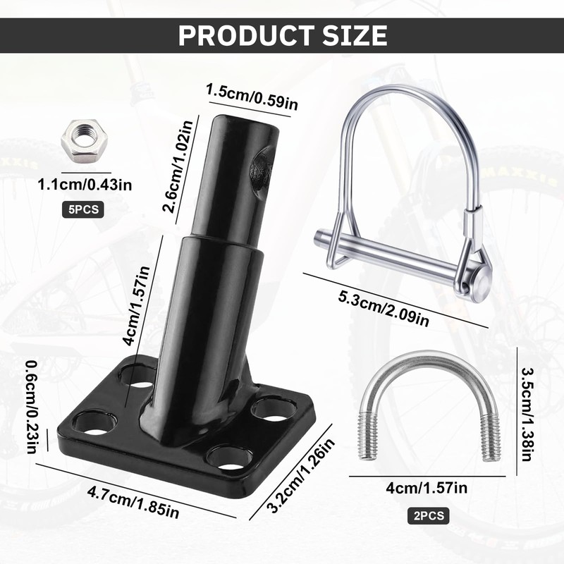 Bicycle Trailer Coupling, Bicycle Towing Hitch for Bicycle Children's Trailer