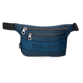 Pepe Jeans Ancor Toiletry Bag Shoulder Bags Perfect for Organizing Multiple Compartments By Joumma Bags, blue, Unit size, Belt bag