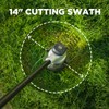 Litheli 2x20V Cordless String Trimmer, 14" Brushless Battery Powered Weed