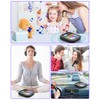 Erasiny Bluetooth CD Player Portable with FM Transmitter and Dual