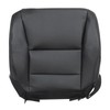 Priprilod Black Leather Front Driver Side Bottom Replacement Seat Cover